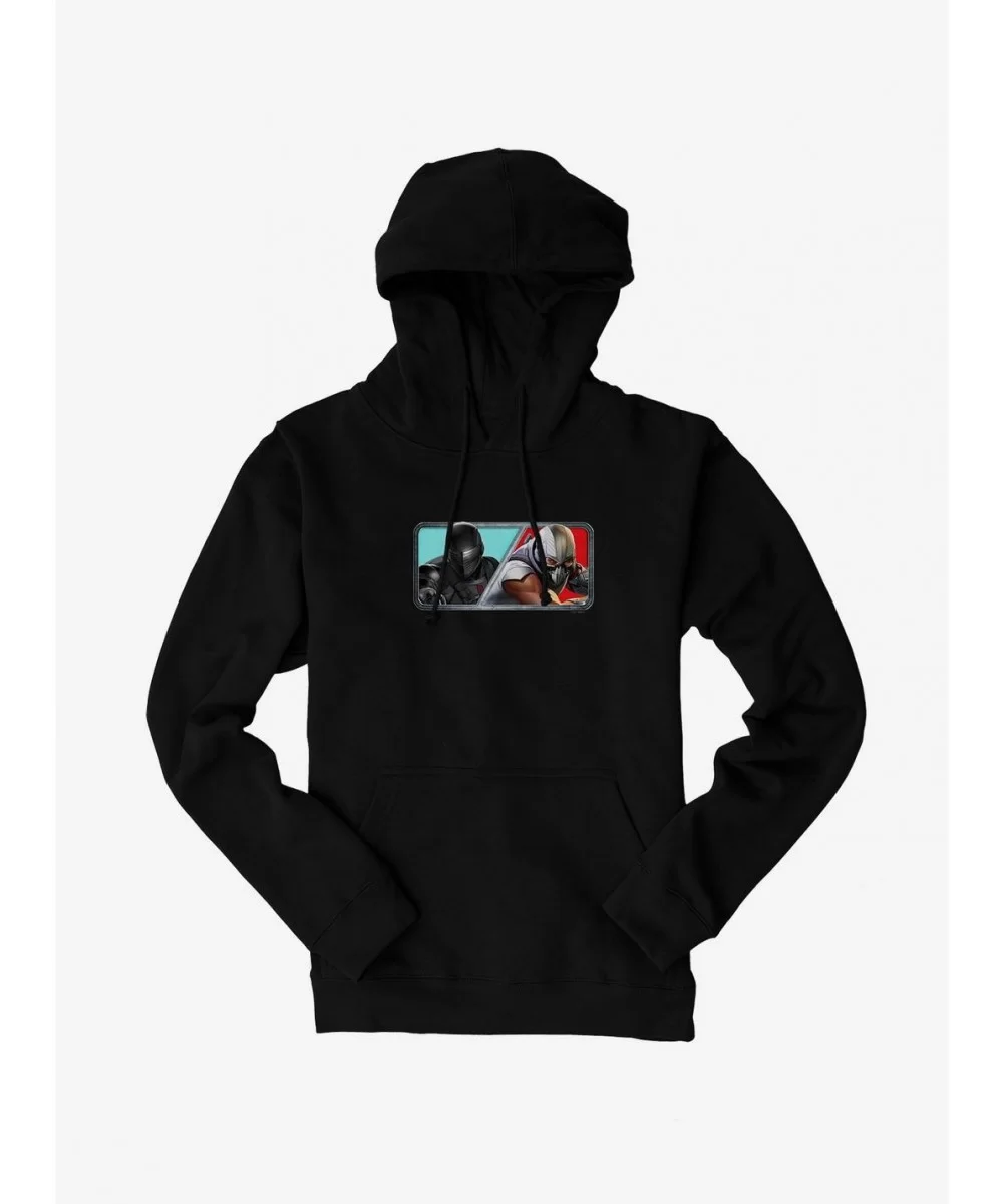 Flash Deal G.I. Joe Snake Eyes Versus Storm Shadow Hoodie $12.93 Hoodies