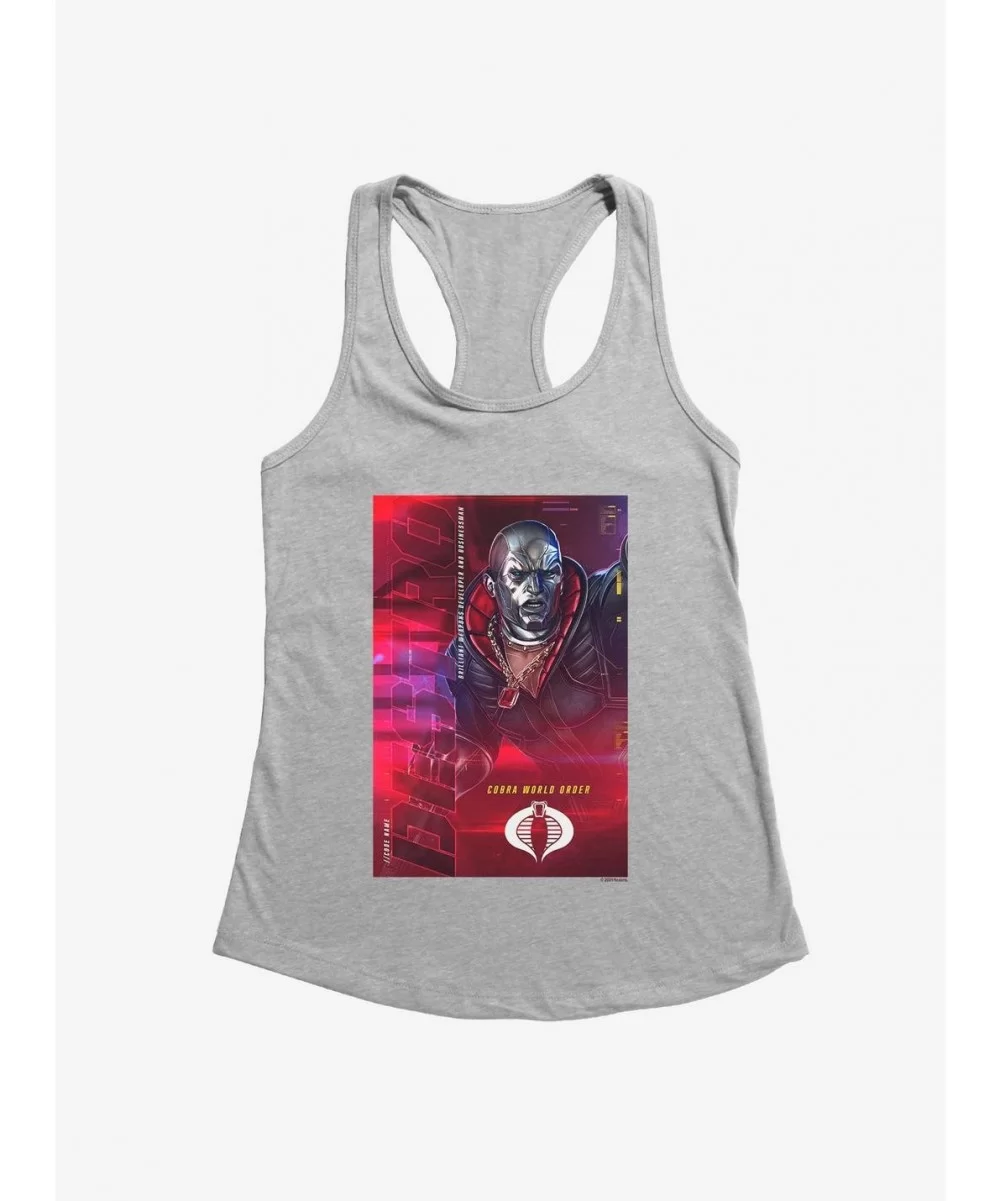 Seasonal Sale G.I. Joe Destro Info Card Girls Tank $8.37 Tanks