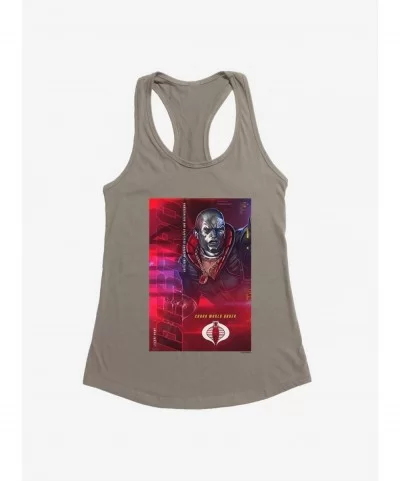 Seasonal Sale G.I. Joe Destro Info Card Girls Tank $8.37 Tanks