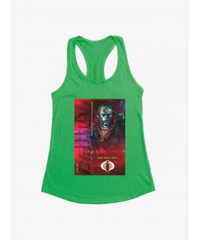 Seasonal Sale G.I. Joe Destro Info Card Girls Tank $8.37 Tanks