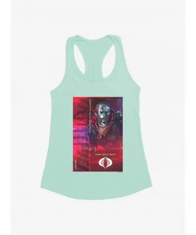 Seasonal Sale G.I. Joe Destro Info Card Girls Tank $8.37 Tanks