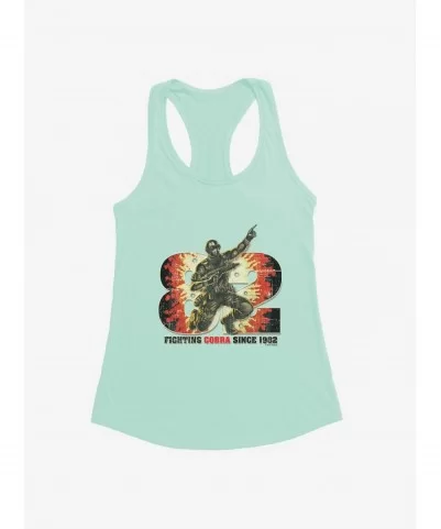 New Arrival G.I. Joe Snake Eyes Fighting Cobra Since 1982 Girls Tank $8.17 Tanks