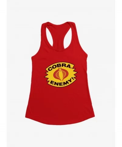 Exclusive Price G.I. Joe Cobra Enemy Logo Girls Tank $8.76 Tanks