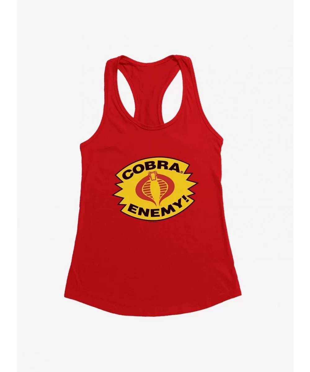 Exclusive Price G.I. Joe Cobra Enemy Logo Girls Tank $8.76 Tanks