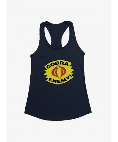 Exclusive Price G.I. Joe Cobra Enemy Logo Girls Tank $8.76 Tanks