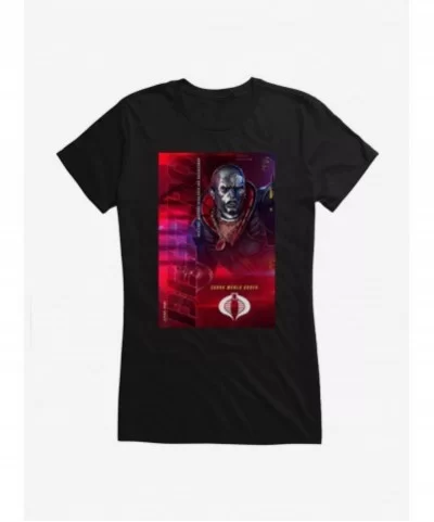 Low Price G.I. Joe Destro Info Card Girls T-Shirt $8.57 T-Shirts