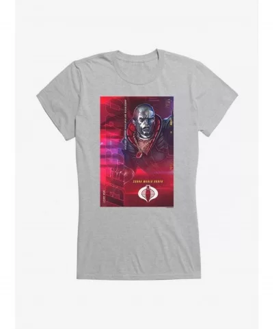 Low Price G.I. Joe Destro Info Card Girls T-Shirt $8.57 T-Shirts