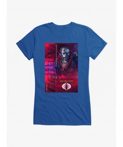 Low Price G.I. Joe Destro Info Card Girls T-Shirt $8.57 T-Shirts