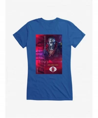 Low Price G.I. Joe Destro Info Card Girls T-Shirt $8.57 T-Shirts