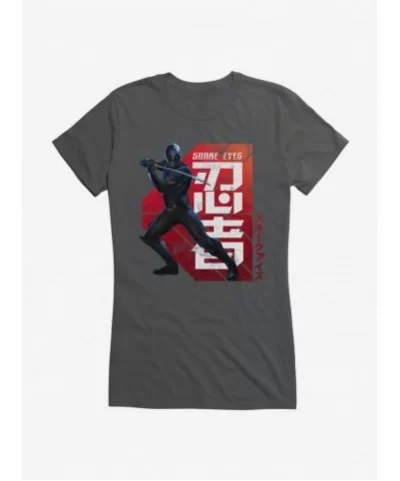 Limited-time Offer G.I. Joe Snake Eyes Defense Stance Girls T-Shirt $6.57 T-Shirts