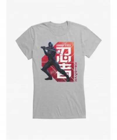 Limited-time Offer G.I. Joe Snake Eyes Defense Stance Girls T-Shirt $6.57 T-Shirts