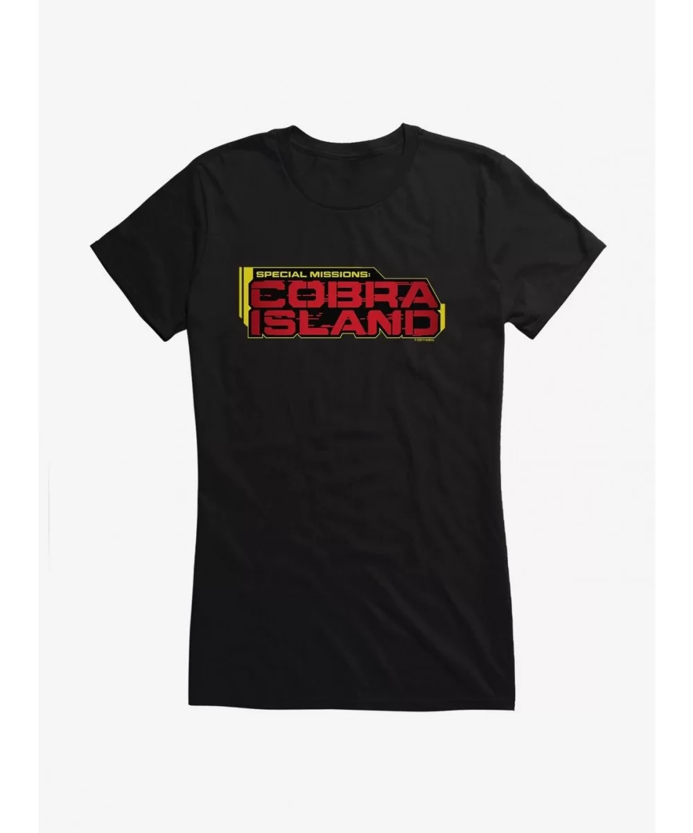 Exclusive Price G.I. Joe Cobra Island Logo Girls T-Shirt $7.97 T-Shirts