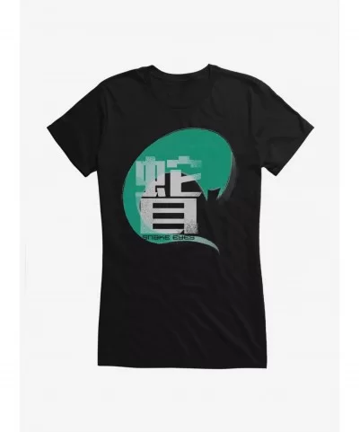 Pre-sale Discount G.I. Joe Snake Eyes Green Hanzi Girls T-Shirt $9.36 T-Shirts