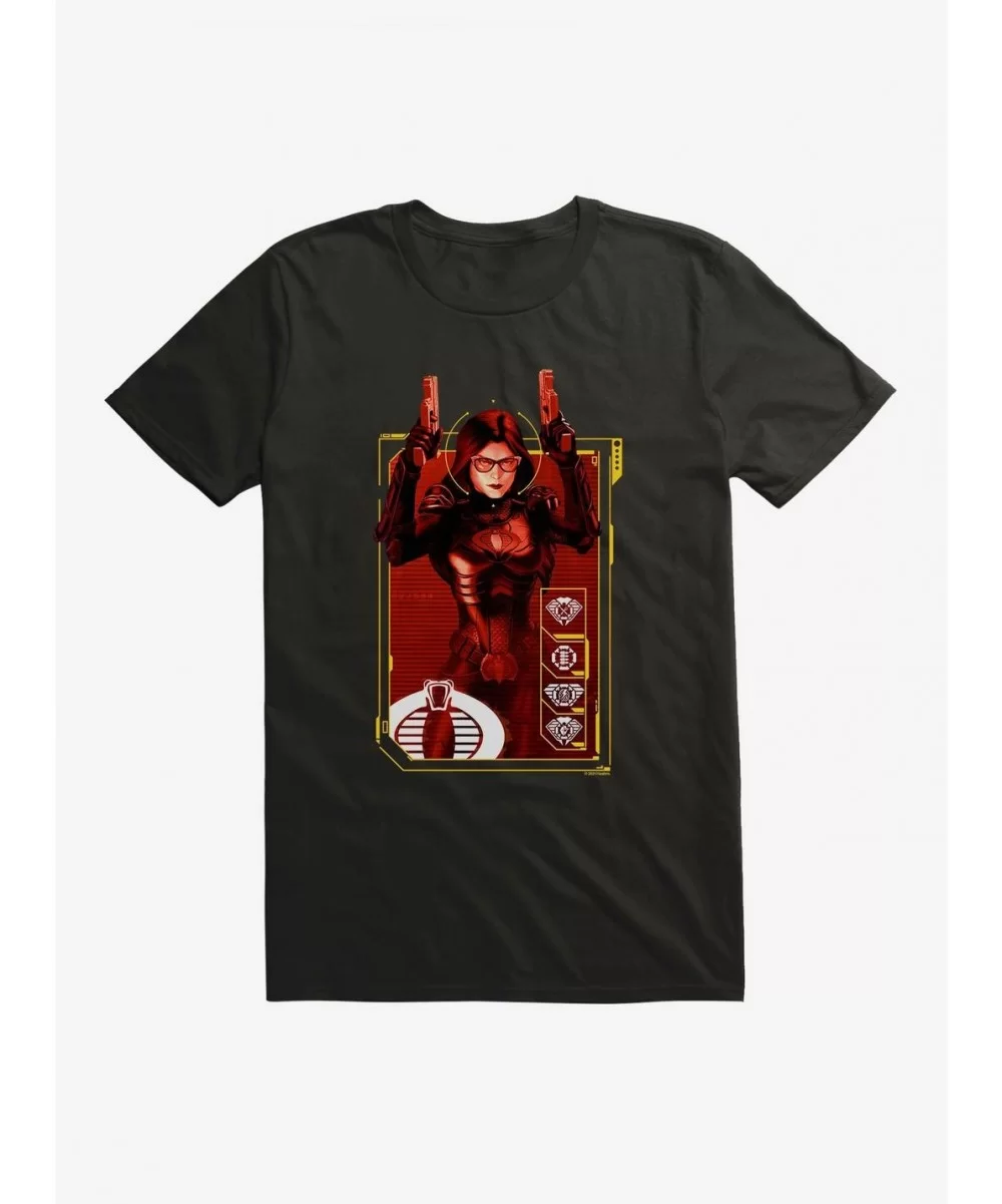 Exclusive Price G.I. Joe Baroness Scan Card T-Shirt $9.56 T-Shirts