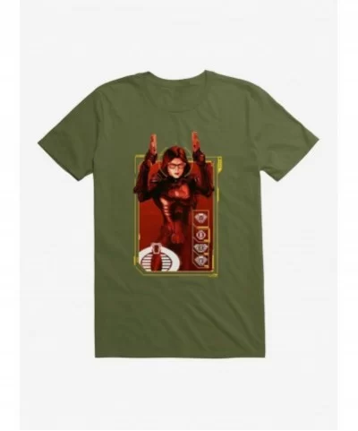 Exclusive Price G.I. Joe Baroness Scan Card T-Shirt $9.56 T-Shirts