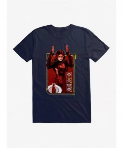 Exclusive Price G.I. Joe Baroness Scan Card T-Shirt $9.56 T-Shirts