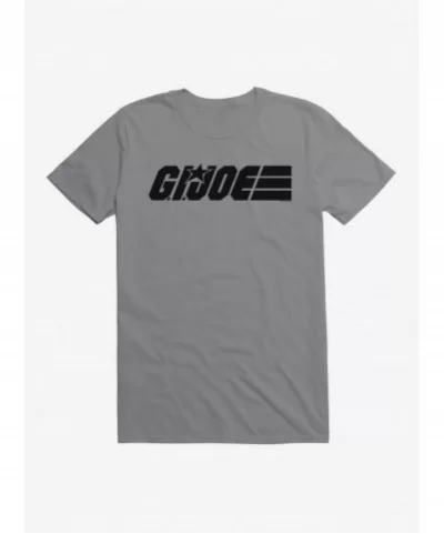 Pre-sale Discount G.I. Joe Black Logo T-Shirt $7.65 T-Shirts