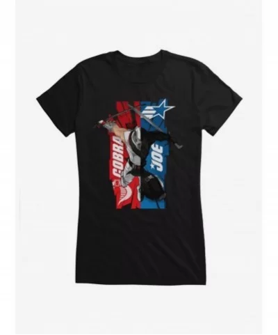 Premium G.I. Joe Half Storm Shadow Half Snake Eyes Girls T-Shirt $7.97 T-Shirts