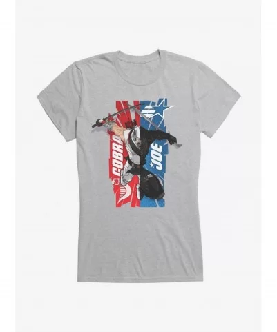 Premium G.I. Joe Half Storm Shadow Half Snake Eyes Girls T-Shirt $7.97 T-Shirts