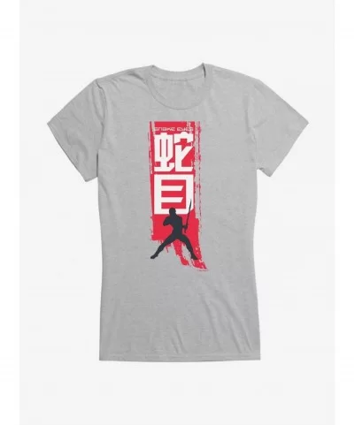 Flash Sale G.I. Joe Snake Eyes Stance Silhouette Banner Girls T-Shirt $7.77 T-Shirts