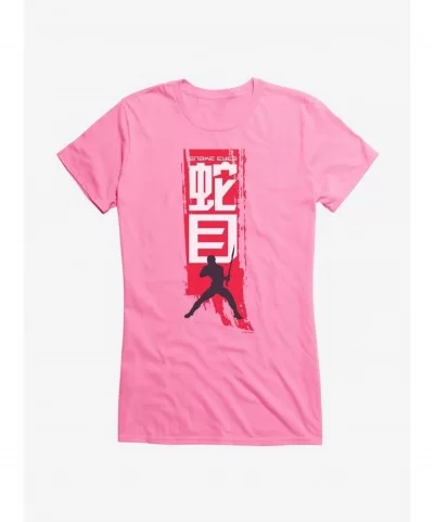 Flash Sale G.I. Joe Snake Eyes Stance Silhouette Banner Girls T-Shirt $7.77 T-Shirts