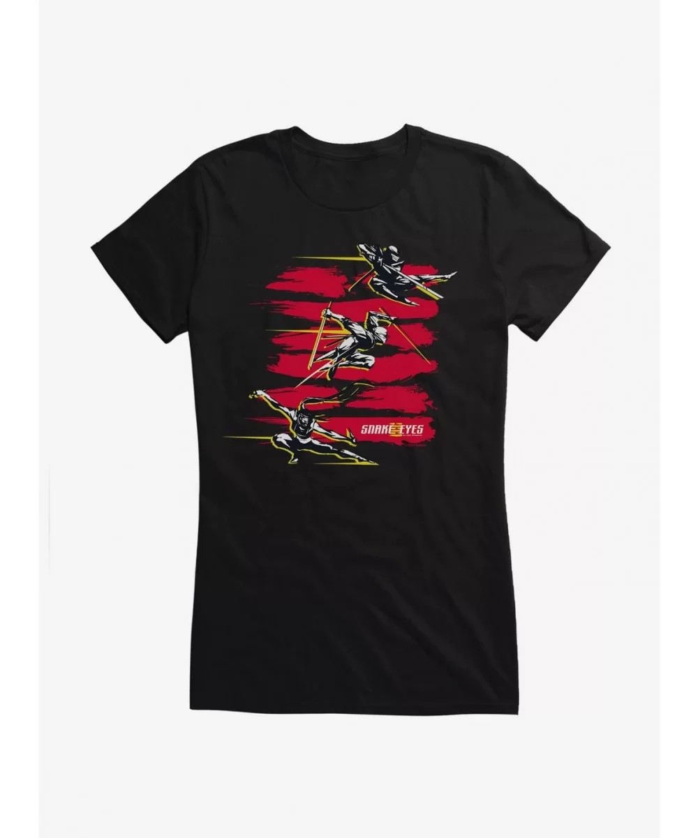 Exclusive Price G.I. Joe Arashikage Trio Girls T-Shirt $6.97 T-Shirts