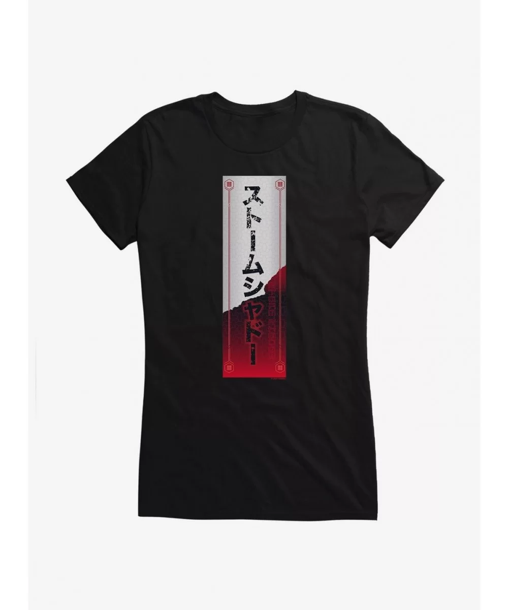 New Arrival G.I. Joe Storm Shadow Banner Girls T-Shirt $7.17 T-Shirts