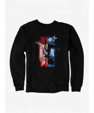 Cheap Sale G.I. Joe Half Storm Shadow Half Snake Eyes Sweatshirt $10.63 Sweatshirts