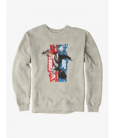 Cheap Sale G.I. Joe Half Storm Shadow Half Snake Eyes Sweatshirt $10.63 Sweatshirts