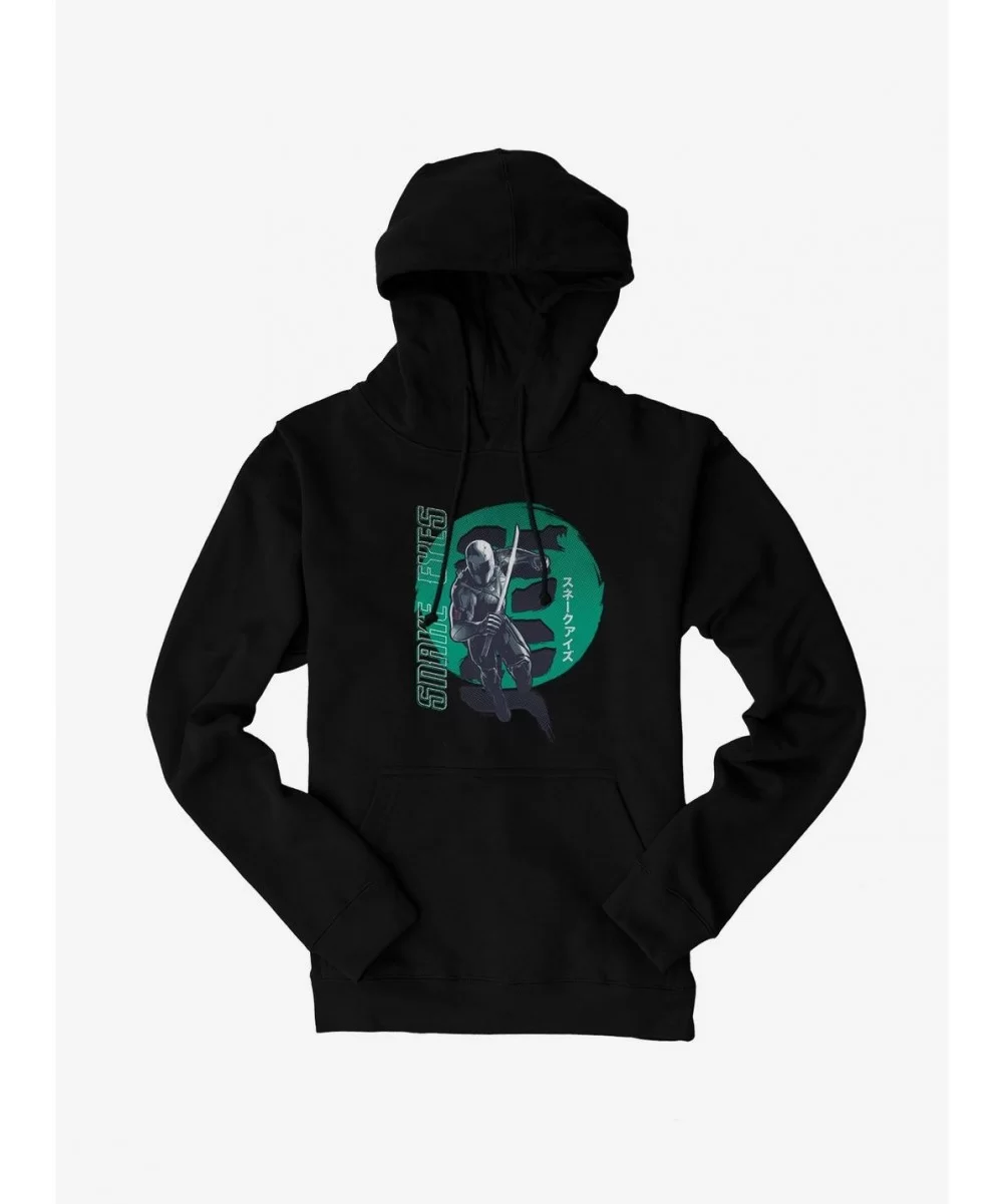 Festival Price G.I. Joe Snake Eyes Green Arashikage Hoodie $12.21 Hoodies