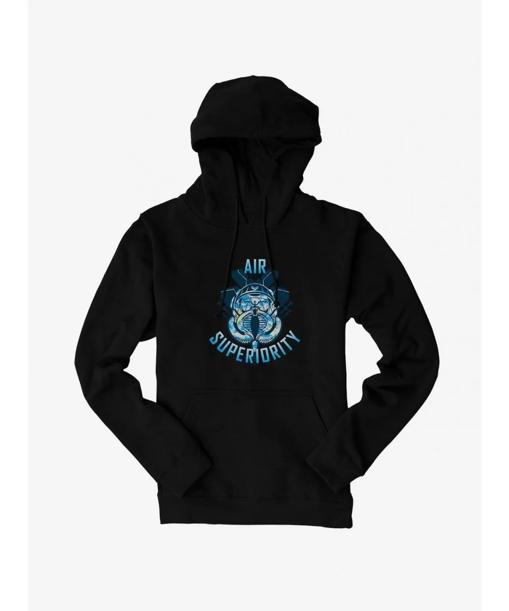 Seasonal Sale G.I. Joe Cobra Air Superiority Badge Hoodie $11.85 Hoodies