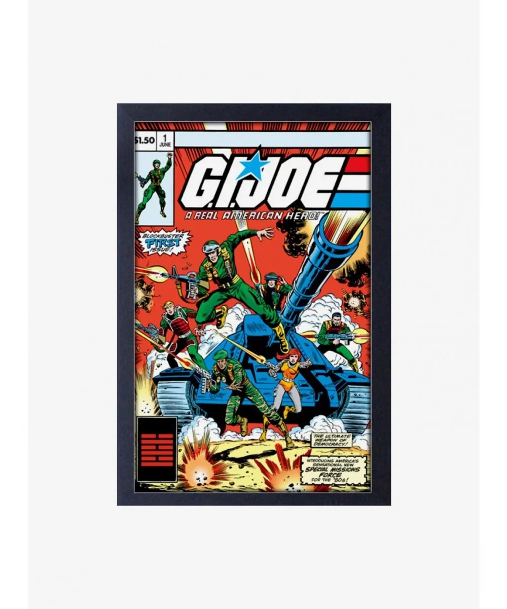 Limited Time Special G.I. Joe Comic Framed Wood Wall Art $11.95 Other Products