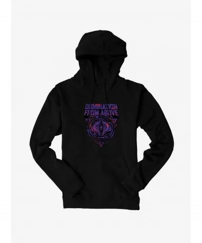 Pre-sale Discount G.I. Joe Cobra Domination From Above Badge Hoodie $14.37 Hoodies