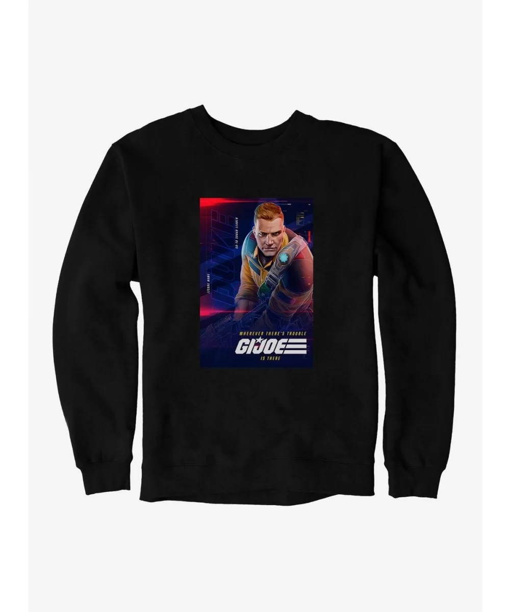 Cheap Sale G.I. Joe Duke Info Card Sweatshirt $10.04 Sweatshirts