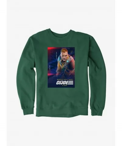 Cheap Sale G.I. Joe Duke Info Card Sweatshirt $10.04 Sweatshirts