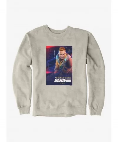 Cheap Sale G.I. Joe Duke Info Card Sweatshirt $10.04 Sweatshirts