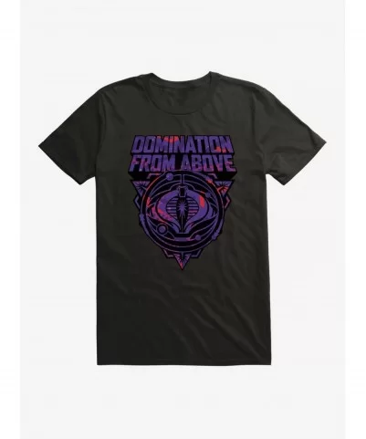 Flash Deal G.I. Joe Cobra Domination From Above Badge T-Shirt $9.18 T-Shirts