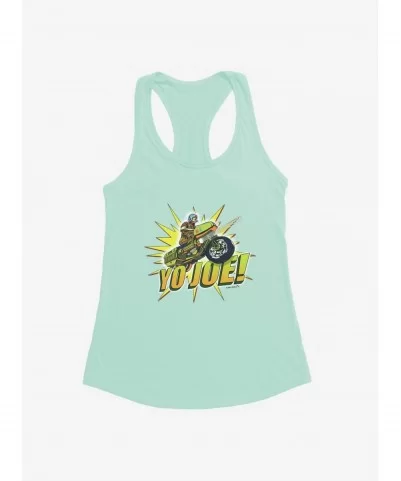 Sale Item G.I. Joe Yo Joe! On Motorcycle Girls Tank $7.57 Tanks