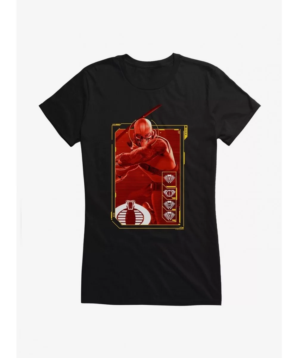 Flash Deal G.I. Joe Storm Shadow Body Scan Girls T-Shirt $7.17 T-Shirts