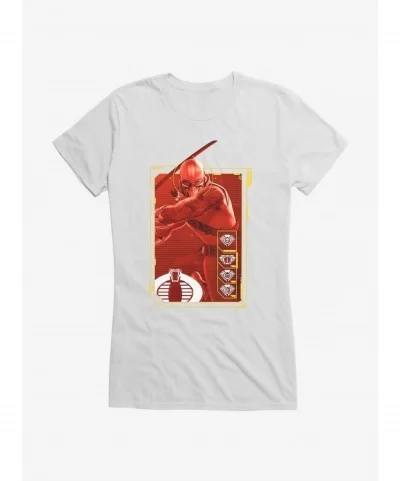 Flash Deal G.I. Joe Storm Shadow Body Scan Girls T-Shirt $7.17 T-Shirts