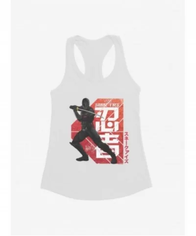 Low Price G.I. Joe Snake Eyes Key Art Stance Girls Tank $8.96 Tanks