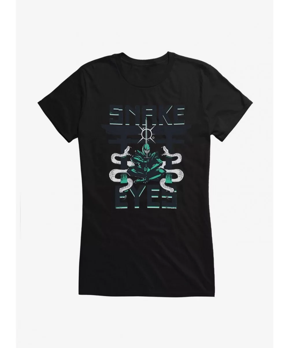 Fashion G.I. Joe Snake Eyes Meditate Girls T-Shirt $8.57 T-Shirts