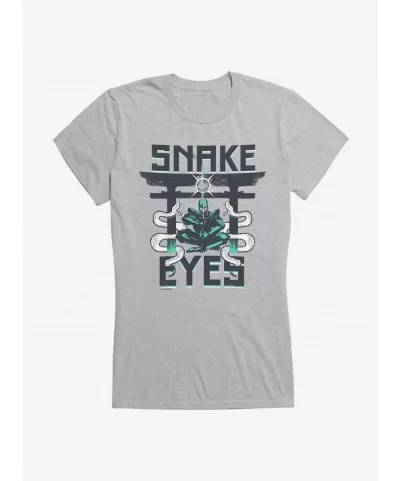 Fashion G.I. Joe Snake Eyes Meditate Girls T-Shirt $8.57 T-Shirts