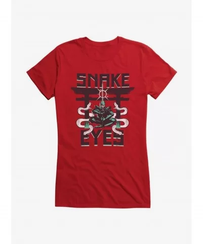 Fashion G.I. Joe Snake Eyes Meditate Girls T-Shirt $8.57 T-Shirts