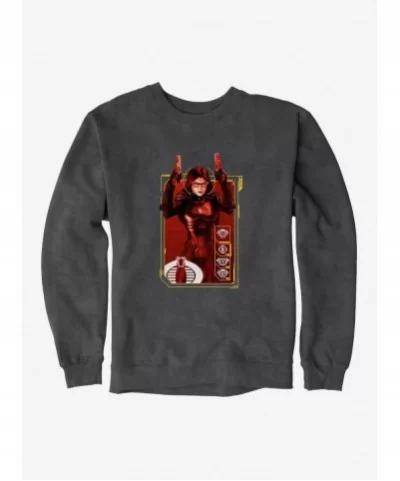 Hot Sale G.I. Joe Baroness Scan Card Sweatshirt $11.81 Sweatshirts