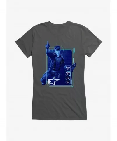 Festival Price G.I. Joe Flint Body Scan Girls T-Shirt $9.96 T-Shirts