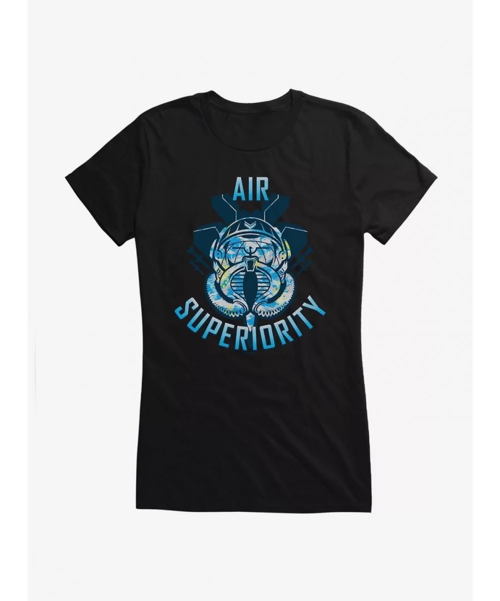 Festival Price G.I. Joe Cobra Air Superiority Badge Girls T-Shirt $7.37 T-Shirts