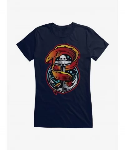 Pre-sale G.I. Joe Cobra Sea Anchor Icon Girls T-Shirt $9.36 T-Shirts