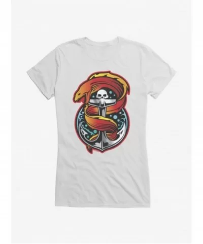 Pre-sale G.I. Joe Cobra Sea Anchor Icon Girls T-Shirt $9.36 T-Shirts