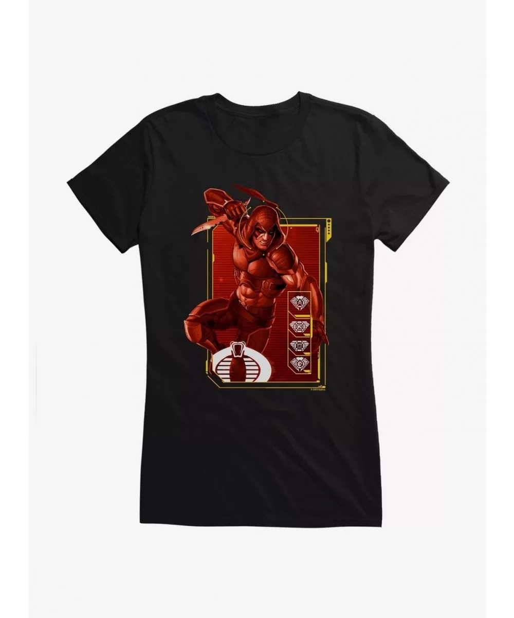 Limited Time Special G.I. Joe Zartan Scan Card Girls T-Shirt $7.37 T-Shirts